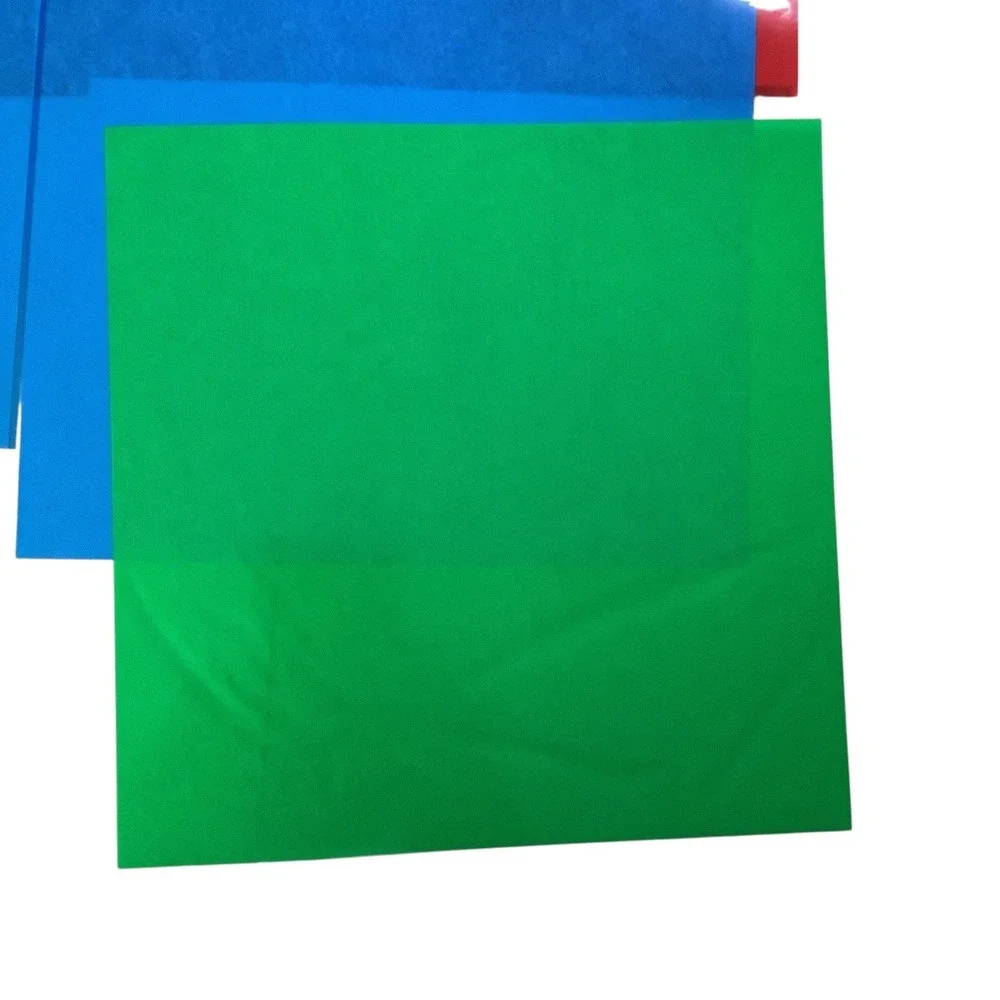 Colored Transparent Plastic Sheets Assorted‎ Red Blue Green Yellow Craft Film